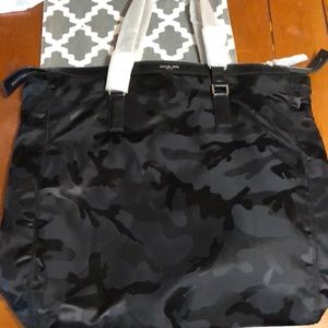 Micheal kors black camouflage bag
